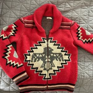 Faherty Thunderbird Sweater with B Yellowtail